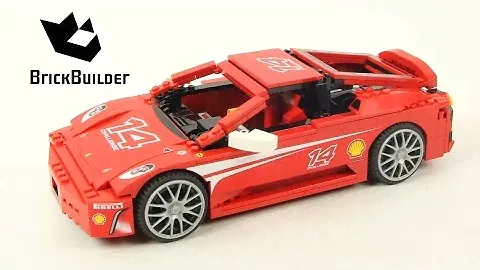 Lego Racers 8143 Ferrari F430 Challenge 1:17 - Lego Speed Build