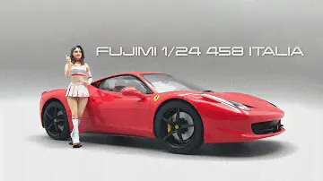 FUJIMI 1/24  Ferrari 458 ITALIA FULL BUILD