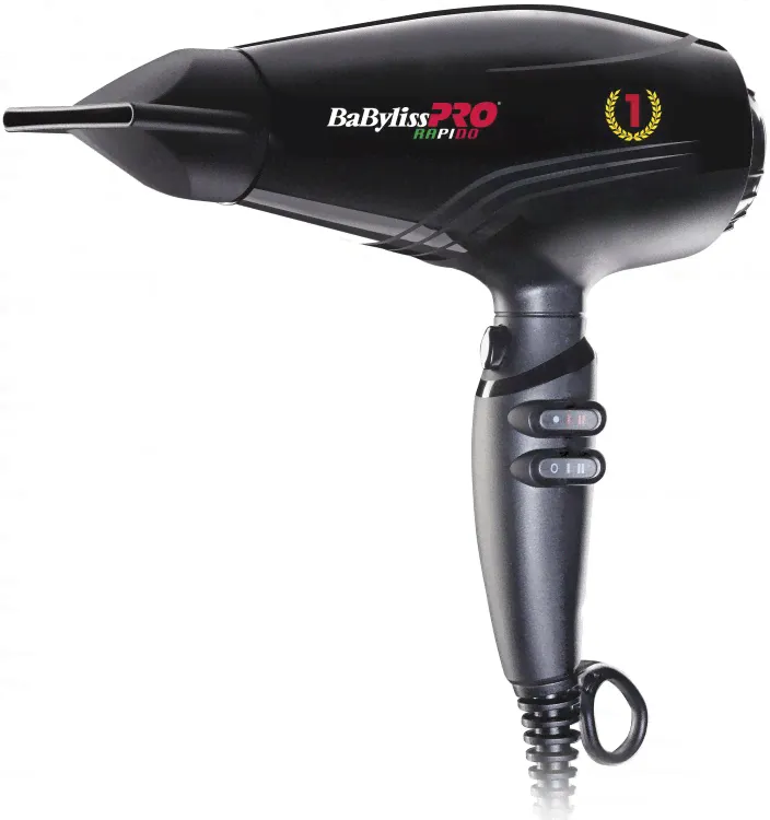 Профессиональный фен BaByliss PRO Rapido Ferrari BAB7000IE 2200W + глушитель, диффузор-0