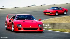 Ferrari F40 — стоковые фотографии и другие картинки 1980-1989 - 1980-1989, Ferrari, Спортивный автомобиль