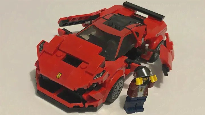 LEGO 76895 Ferrari F8 Tributo Modified со средним двигателем и открывающимися дверями!
