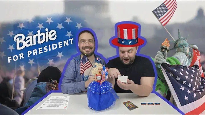 Выбираем президента. Распаковка и обзор куклы Barbie for President 1991 года.