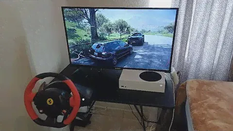 Thrustmaster Ferrari 458 spider Racing Wheel on the Xbox Series S