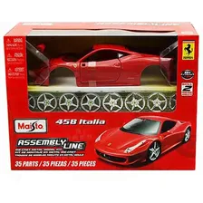 Сборная машинка Maisto Ferrari 458 Italia 1/24 39113