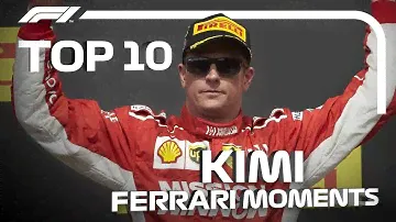 Top 10 Kimi Raikkonen Moments at Ferrari