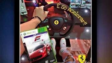 GAMEPLAY NO VOLANTE TRUSTMASTER 458 ITALIA XBOX360 + MOSTRANDO DETALHES DO VOLANTE!