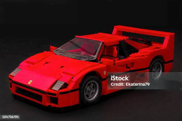 Lego Ferrari F40 — стоковые фотографии и другие картинки Lego - Lego, Автомобиль, Ferrari