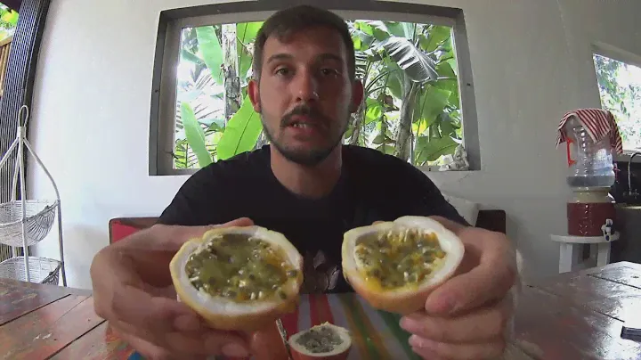 Passion fruit Маракуйя и как его есть