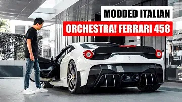 Чистый итальянский оркестр, модифицированный Ferrari 458 Italia - 4k
