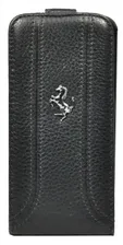 Чехол Ferrari для iPhone 5s Flip FF-Collection- Black