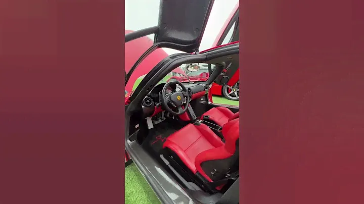 Check out this absolutely MINT Ferrari ENZO interior!