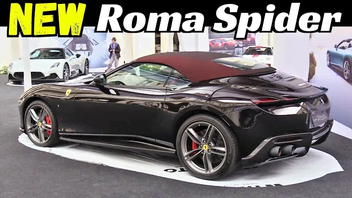 NEW 2023 Ferrari Roma Spider - Walkaround, Details & Interior - Modena Motor Valle Fest