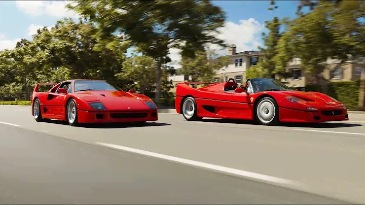 Ferrari F40 x F50 [4K]