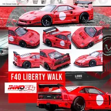 Ferrari F40 Libertywalk Red Inno64 1/64 scale