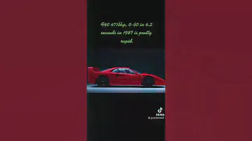 Ferrari F40, 1987