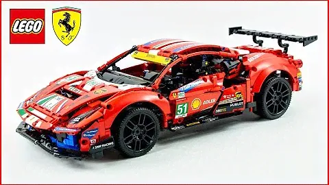 LEGO TECHNIC 42125 Ferrari 488 GTE «AF Corse #51» Скоростная сборка для коллекционеров — Brick Builder