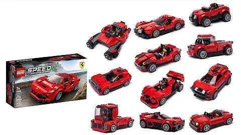 LEGO 76895 Ferrari F8 Tributo alternative model mocs