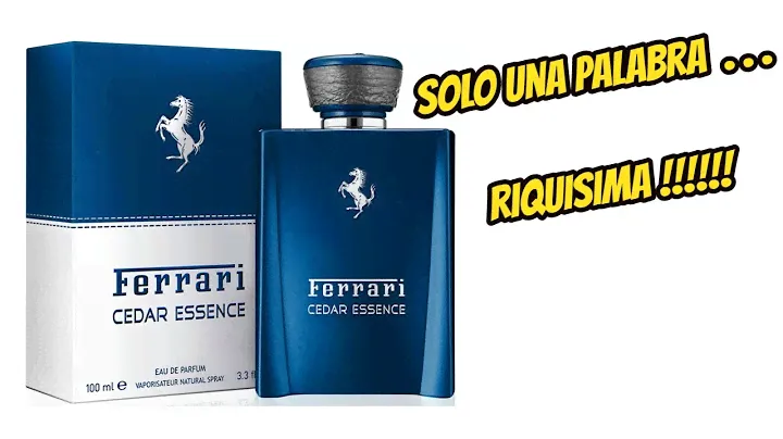CEDAR ESSENCE by Ferrari || Mi Fragancia del  día ! || 4 de Junio 2019