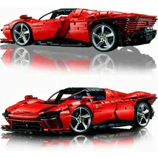Конструктор Техника Ferrari Daytona SP3 / 3778 деталей красный, красный, черный