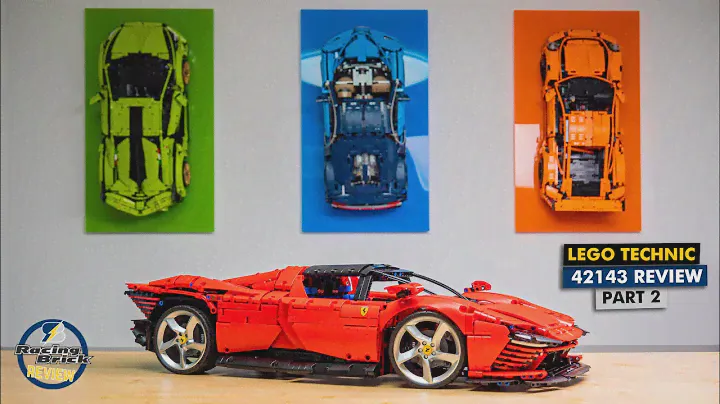 LEGO Technic 42143 Ferrari Daytona SP3 review part 2 - details, features, errors, comparison