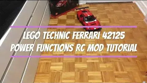 Lego Technic Ferrari 488 AF Corse 51 RC PowerFunctions MOD!