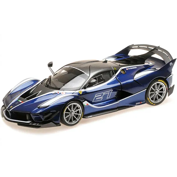 Модель автомобиля Ferrari FXX-K EVO 1:18 Bburago синий-0