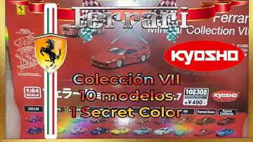 Kyosho 1/64 Ferrari Colección VII ¡chuletas! F40 F50 330P4 Testarossa California Dino 512BB GTO Enzo
