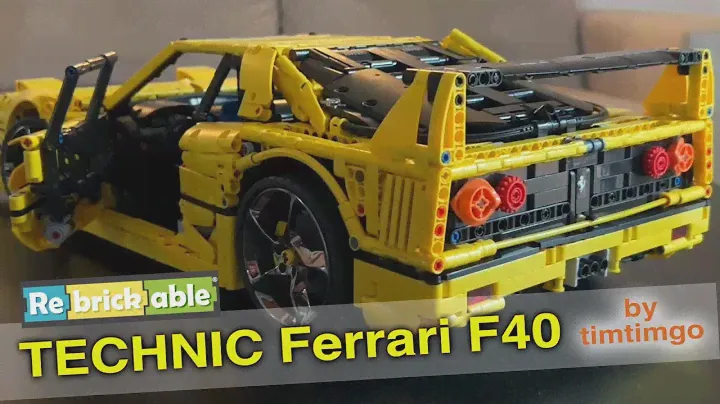 LEGO Ferrari F40 MOC - B-Model of LEGO 42143
