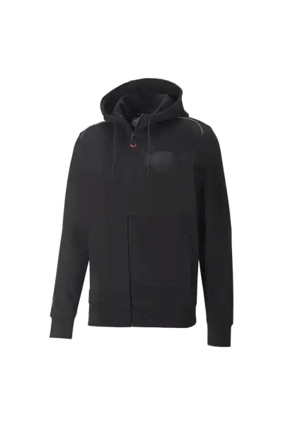 Ferrari Style Hooded Sweat Jacket-0