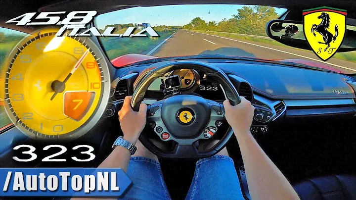 FERRARI 458 TOP SPEED on AUTOBAHN by AutoTopNL