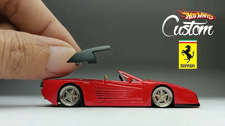 HOT WHEELS FERRARI 512M TESTAROSSA SPYDER CUSTOM