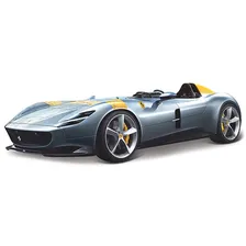 Bburago Коллекционная машинка Феррари 1:18 Ferrari Monza SP1, серебристая
