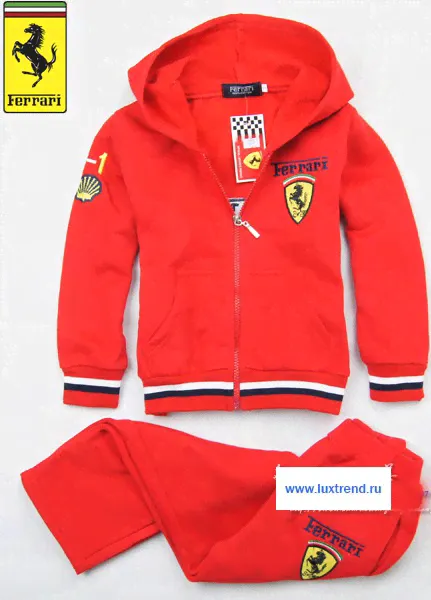 Детский спортивный костюм Ferrari-0
