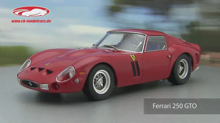 ck-modelcars-video: Ferrari 250 GTO Baujahr 1962 rot KK-Scale