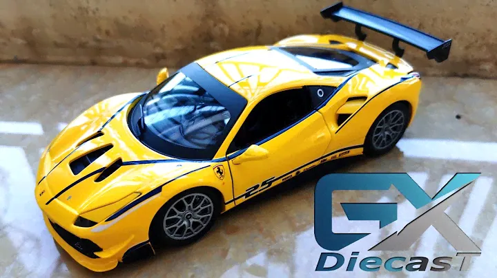 1/24 Bburago Ferrari 488 Challenge (Yellow)