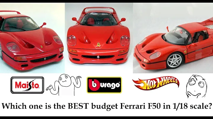 Сравнение: Ferrari F50 старого Bburago 1/18 против НОВОГО Bburago (старого Maisto) против Hot Wheels