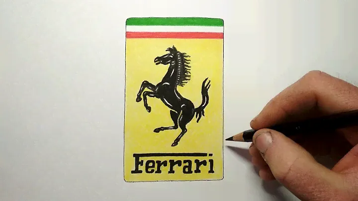 Рисуем Логотип Феррари