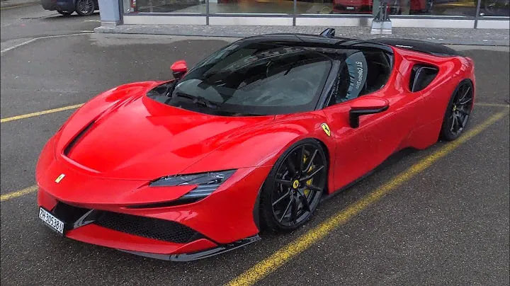 NEW 2021 Ferrari SF90 Stradale with 1000HP!!! Ride + REVS! V8 Sound!