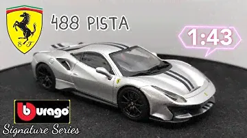 Вспомним прошлое | обзор модели Ferrari 488 Pista 1:43 Bburago - Signature Series