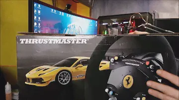 Thrustmaster - Volant TS-PC RACER Ferrari 488 Challenge Edition
