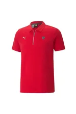 Поло PUMA Ferrari Style Jacquard красное мужское рубашка 53833102