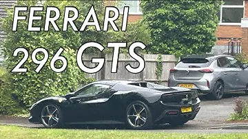 FERRARI 296 GTS V6 - Startup & Acceleration