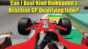 Can I beat Kimi Raikkonen's 2007 Brazilian GP Qualifying Time?