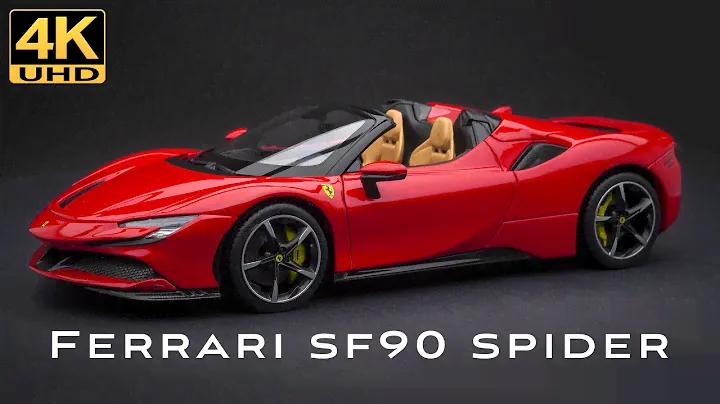 Ferrari SF90 Spider, 4K UHD - 1/18 Bburago