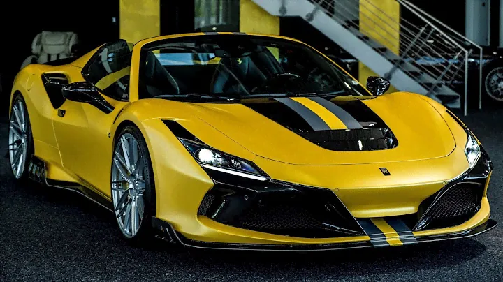 2023 Yellow Ferrari F8 Spider by Keyvany - Exclusive Super Car in Detail!