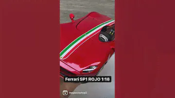 Ferrari SP1 rojo 1:18 Burago