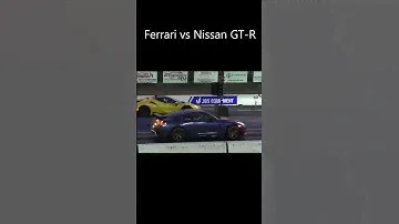 Ferrari SF90 Stradale vs Nissan GT-R - drag racing