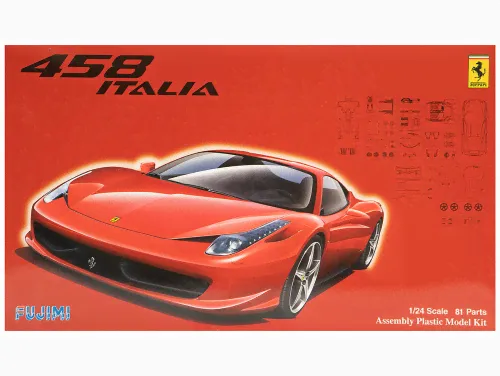 12382 Fujimi Автомобиль Ferrari 458 Italia (1:24)