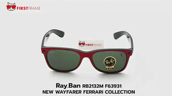 RayBan RB2132M F63931 NEW WAYFARER FERRARI