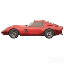 Ferrari 250 GTO 1963 - Транспорт - 3D модель